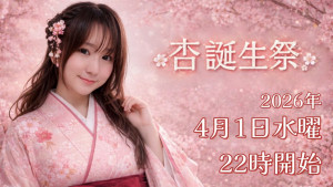 4/1(水) *杏*ちゃん自主企画【＊杏誕生祭＊】開催！